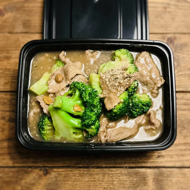 Broccoli with Oyster Sauce Entree.